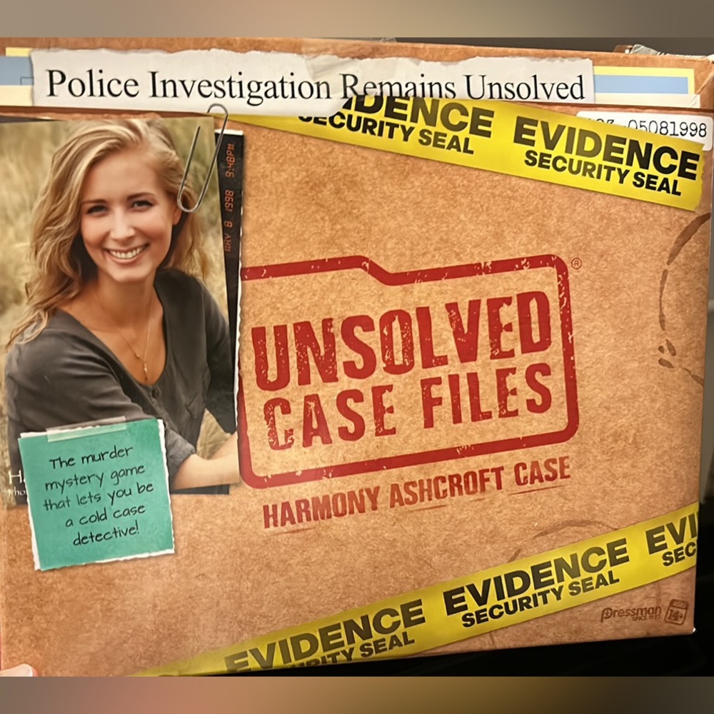 Game - Unsolved case files, Harmony Ashcroft case